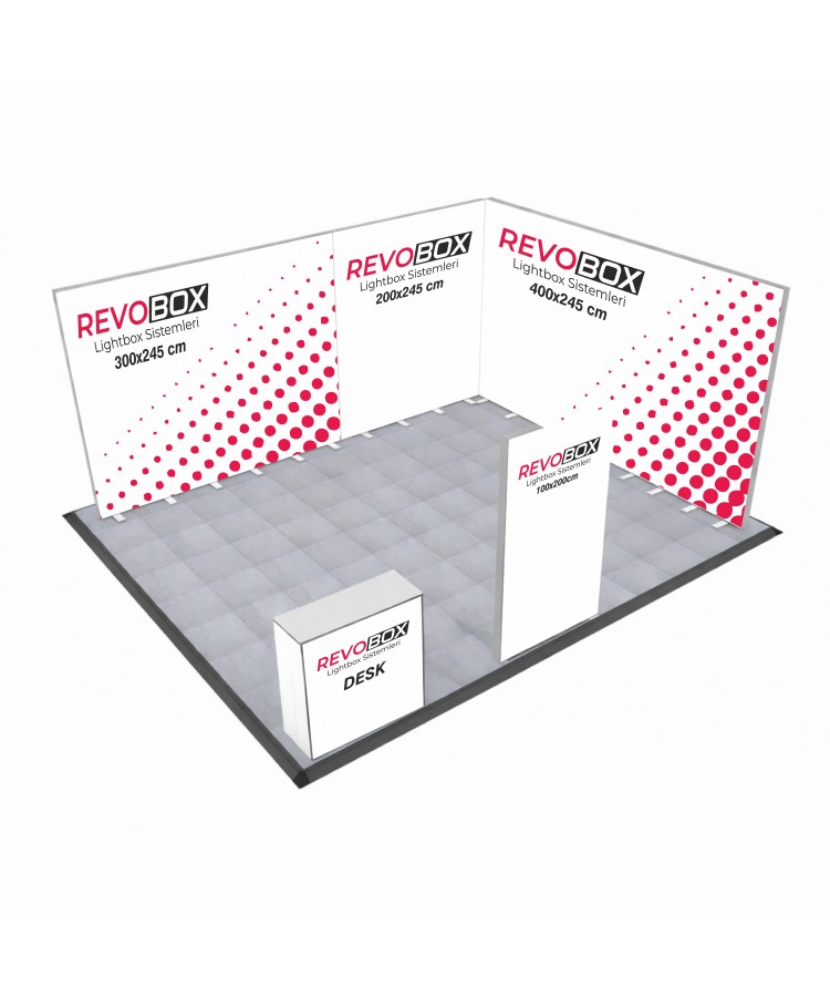 5x4 M Modüler Fuar Stand