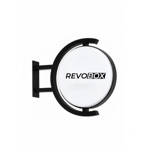 RevoBox RA060 60x60cm ışıklı 360 derece dönen fener tabela dış mekan