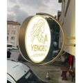 RevoBox RA060 60x60cm ışıklı 360 derece dönen fener tabela dış mekan