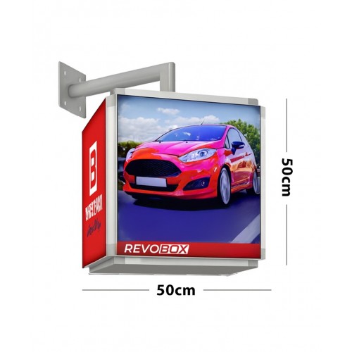 Revobox RSD105 32x50cm duvar tipi 360 derece dönen küp ledbox