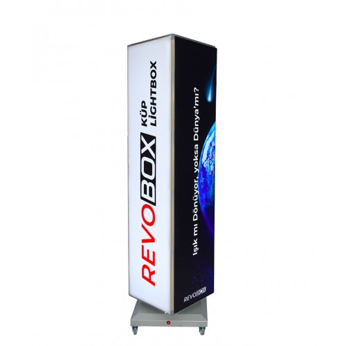 RevoBox RS118 Işıklı 360° Dönen Küp Tabela Lightbox (Ledbox) 40x180cm RevoBox RS118 Işıklı 360° Dönen Küp Tabela Lightbox (Ledbox) 40x180cm