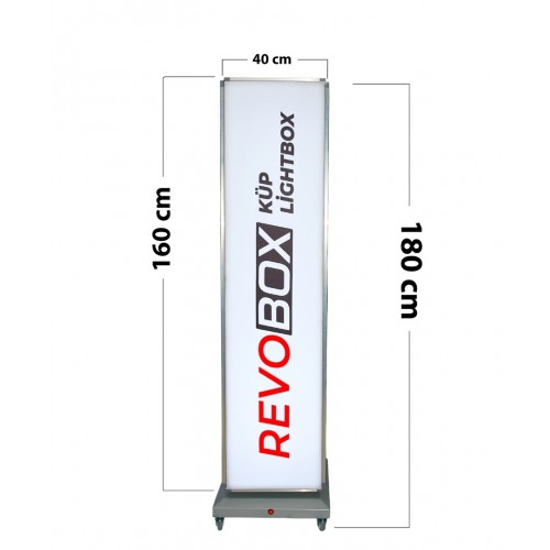 RevoBox RS118 Işıklı 360° Dönen Küp Tabela Lightbox (Ledbox) 40x180cm RevoBox RS118 Işıklı 360° Dönen Küp Tabela Lightbox (Ledbox) 40x180cm