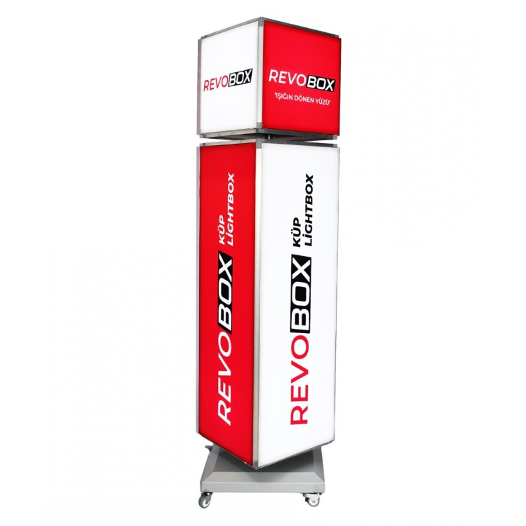 RevoBox RS218 Işıklı 360° Dönen Tabela Lightbox (Ledbox) 2 Katlı 40x180cm RevoBox RS218 Işıklı 360° Dönen Tabela Lightbox (Ledbox) 2 Katlı 40x180cm