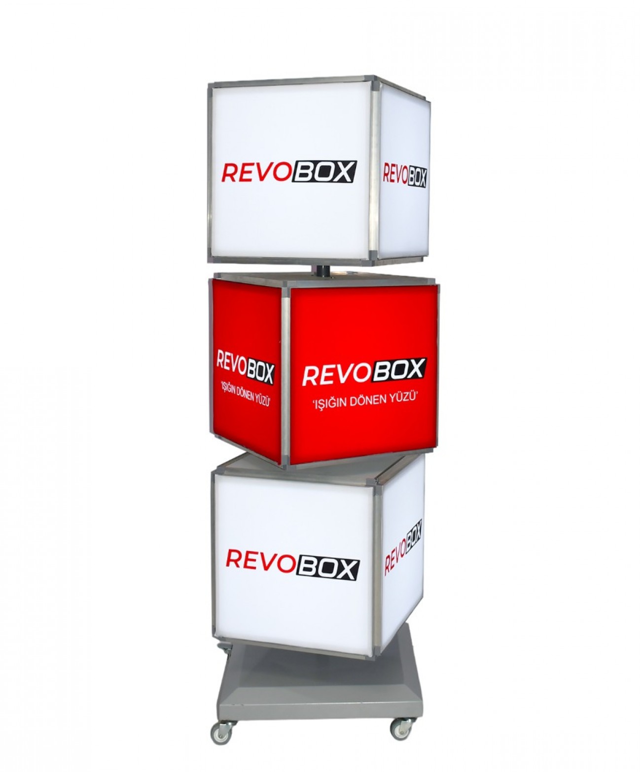RevoBox RS315 üç katlı modüler reklam alanları
