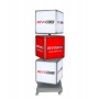 RS315 3 Katlı Dönen Tabela Lightbox Revobox RS315 3 katlı 12 yüzeyli 360 derece dönen ışıklı ledbox tabela
