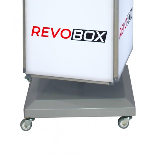 RS315 3 Katlı Dönen Tabela Lightbox Revobox RS315 3 katlı 12 yüzeyli 360 derece dönen ışıklı ledbox tabela