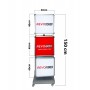 RS315 3 Katlı Dönen Tabela Lightbox Revobox RS315 3 katlı 12 yüzeyli 360 derece dönen ışıklı ledbox tabela