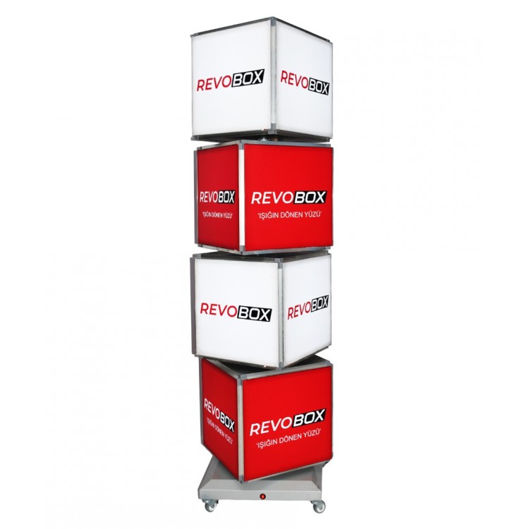 RevoBox RS416 Işıklı 360° Dönen Tabela Lightbox (Ledbox) 4 Katlı 32x160cm RevoBox RS416 Işıklı 360° Dönen Tabela Lightbox (Ledbox) 4 Katlı 32x160cm