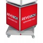Revobox RS419 4 katlı 16 yüzeyli 360 derece dönen ışıklı ledbox reklam kulesi