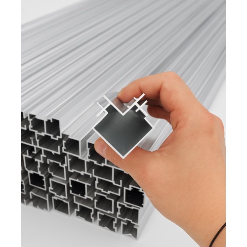 Revobox RT001 3 metre alüminyum ledbox kasa profili kesit ve yüzey detayı