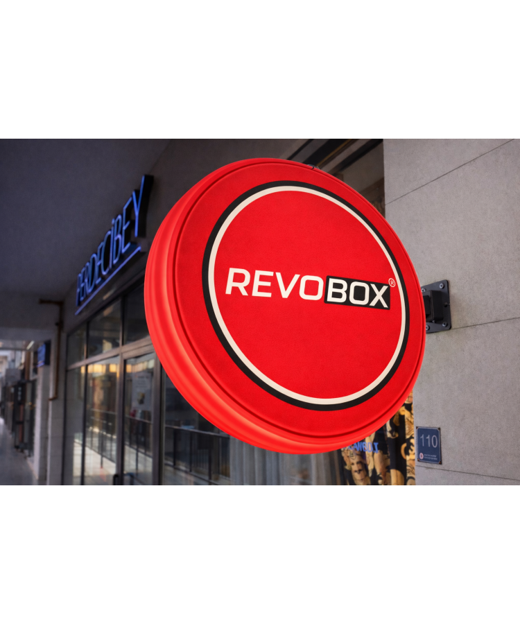 RevoBox RP050 Işıklı Sabit Fener Tabela 50x50cm
