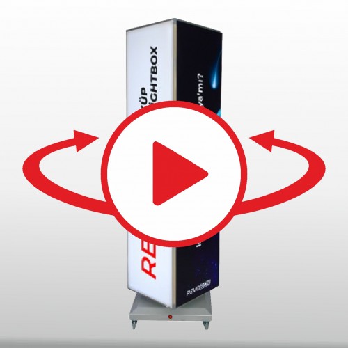 RevoBox RS118 Işıklı 360° Dönen Küp Tabela Lightbox (Ledbox) 40x180cm RevoBox RS118 Işıklı 360° Dönen Küp Tabela Lightbox (Ledbox) 40x180cm